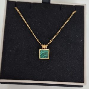 ⚡️Sale Elegant Gold and Green Pendant Necklace